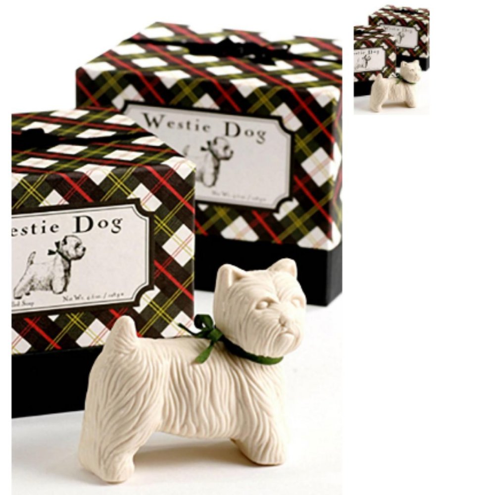 Gianna Rose Atelier WESTIE DOG SHAPED Soap Gift